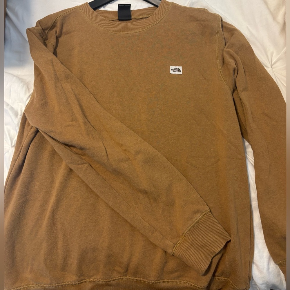 The North Face Tan Crewneck Sweatshirt